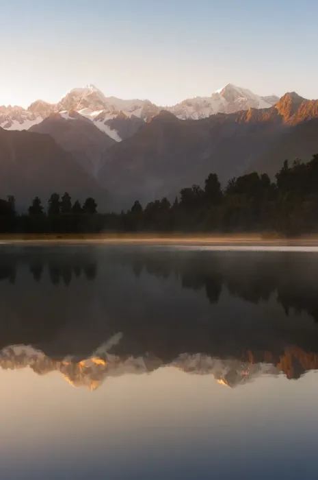Framed Print : Mt Cook and Mt Tasman reflection Framed Print : Mt Cook and Mt Tasman reflection