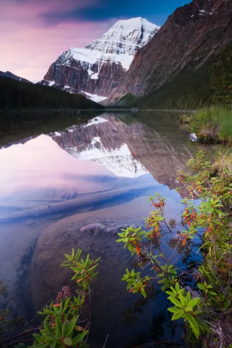Framed Print : Mt. Edith Cavell, Jasper National Park, Canada Framed Print : Mt. Edith Cavell, Jasper National Park, Canada