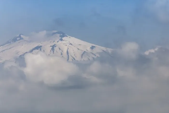 Framed Print : Mt Etna, enveloped by clouds, Sicily, Italy Framed Print : Mt Etna, enveloped by clouds, Sicily, Italy