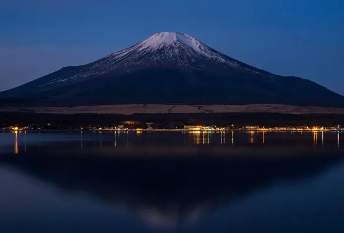Framed Print : Mt. Fuji. Predawn