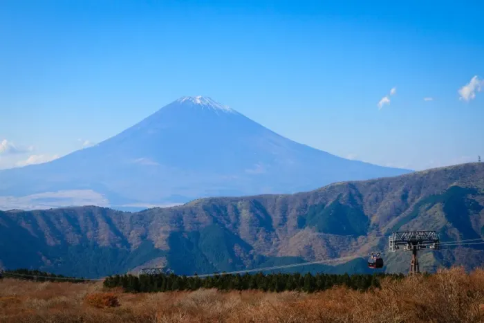 Framed Print : Mt Fuji. View to Mt Fuji from Owakudani, Hakone, Japan Framed Print : Mt Fuji. View to Mt Fuji from Owakudani, Hakone, Japan