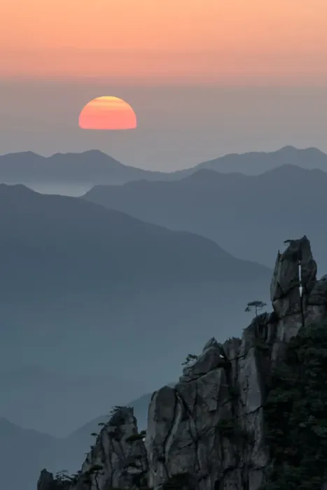 Framed Print : Mt. Huangshan in Anhui, China