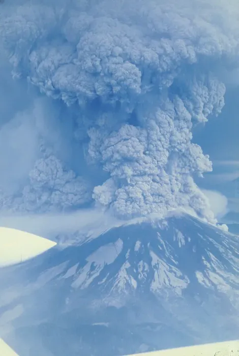 Framed Print : Mt. St. Helens Erupting Framed Print : Mt. St. Helens Erupting