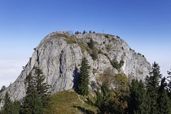 Mt Wasserwand, Heuberg near Nussdorf am Inn, Chiemgau Alps, Chiemgau, Upper Bavaria, Bavaria, Germany