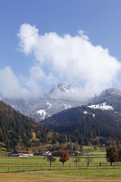 Mt Wendelstein, Dorf quarter of Bayrischzell, Mangfall mountains, Upper Bavaria, Bavaria, Germany, Europe, PublicGround