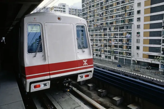 Framed Print : MTR Train In Hong Kong