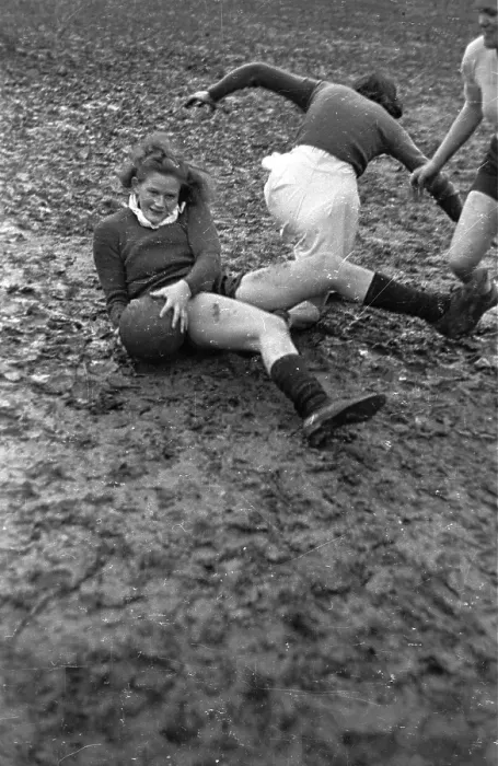Framed Print : Mud-Football