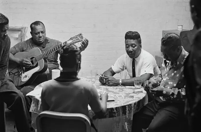 Framed Print : Muddy Waters At The Cafe Au Go Go Framed Print : Muddy Waters At The Cafe Au Go Go
