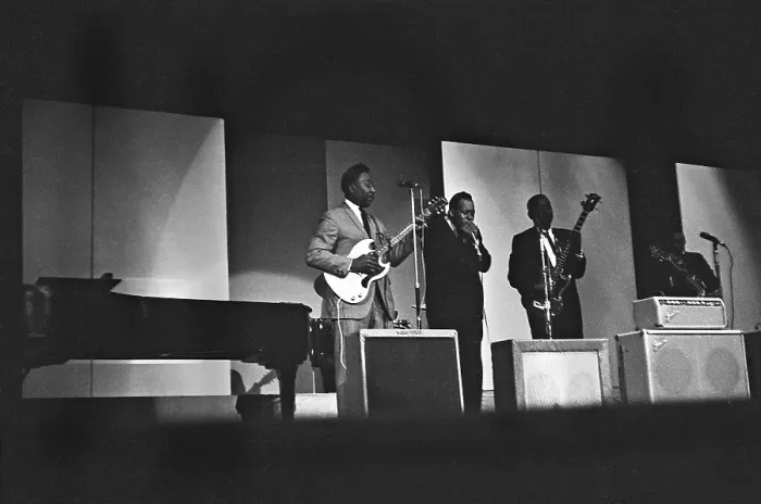 Framed Print : Muddy Waters At The New York Folk Festival Framed Print : Muddy Waters At The New York Folk Festival