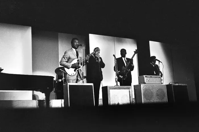 Framed Print : Muddy Waters At The New York Folk Festival Framed Print : Muddy Waters At The New York Folk Festival