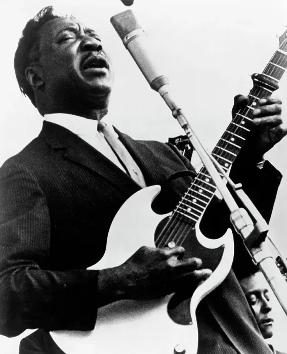 Framed Print : Muddy Waters Performing Framed Print : Muddy Waters Performing