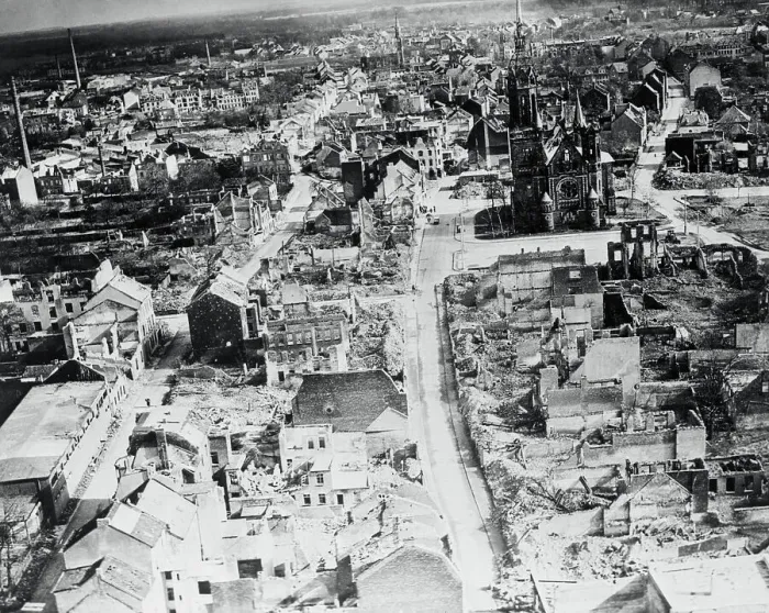 Framed Print : Muenchen Gladbach Lying in Ruins Framed Print : Muenchen Gladbach Lying in Ruins