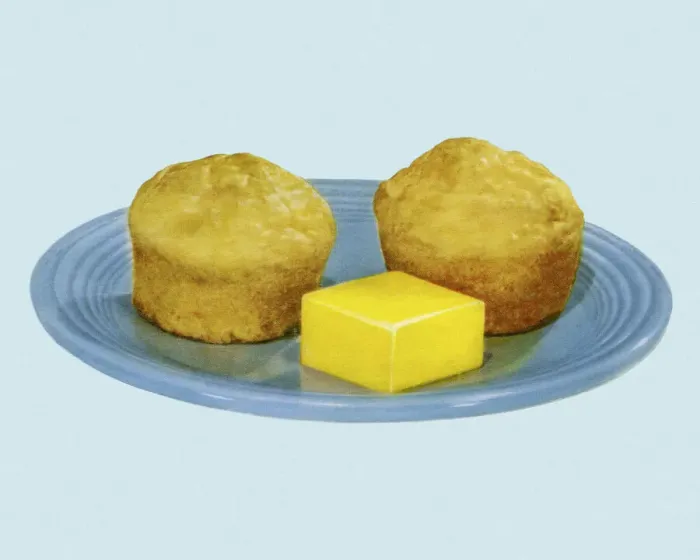 Framed Print : Two Muffins and Butter Framed Print : Two Muffins and Butter