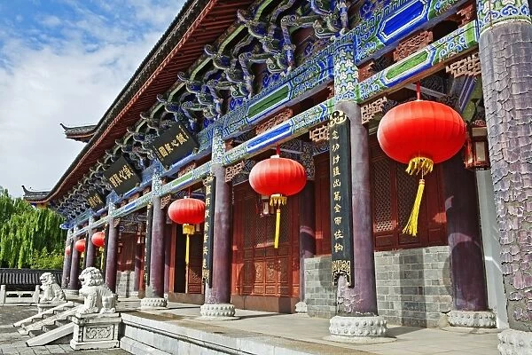 Mufu Temple in Lijiang, China