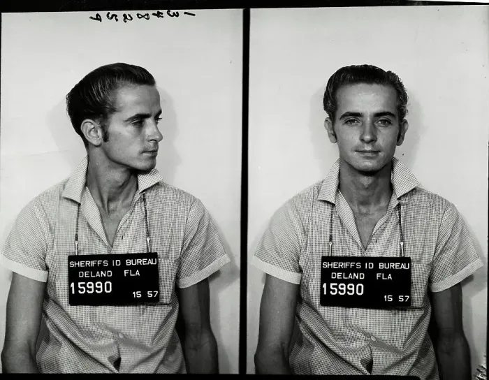 Framed Print : Mug Shot of Donald J. Welder Framed Print : Mug Shot of Donald J. Welder