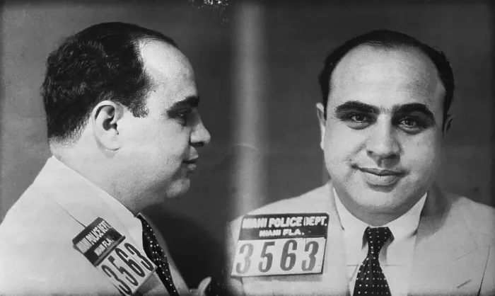 Framed Print : Mug Shot of Gangster Al Capone Framed Print : Mug Shot of Gangster Al Capone