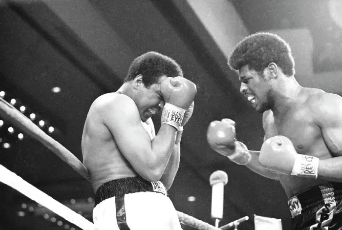 Framed Print : Muhammad Ali Blocks Leon Spinks Punches Framed Print : Muhammad Ali Blocks Leon Spinks Punches