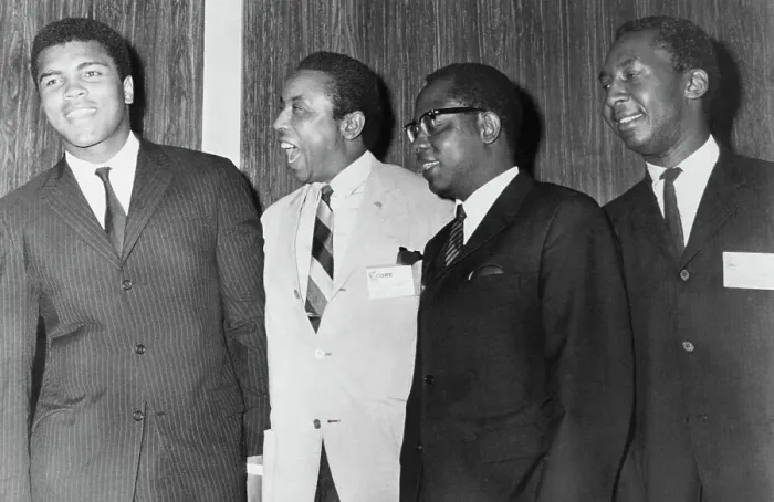 Framed Print : Muhammad Ali with Directors of CORE Framed Print : Muhammad Ali with Directors of CORE