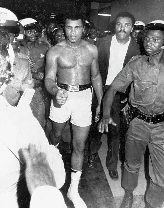 Framed Print : Muhammad Ali Heading for His Dressing Room Framed Print : Muhammad Ali Heading for His Dressing Room