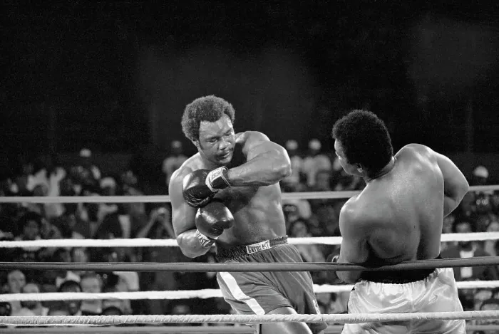 Framed Print : Muhammad Ali Hitting George Foreman Framed Print : Muhammad Ali Hitting George Foreman