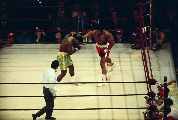 Framed Print : Muhammad Ali and Joe Frazier Boxing Framed Print : Muhammad Ali and Joe Frazier Boxing