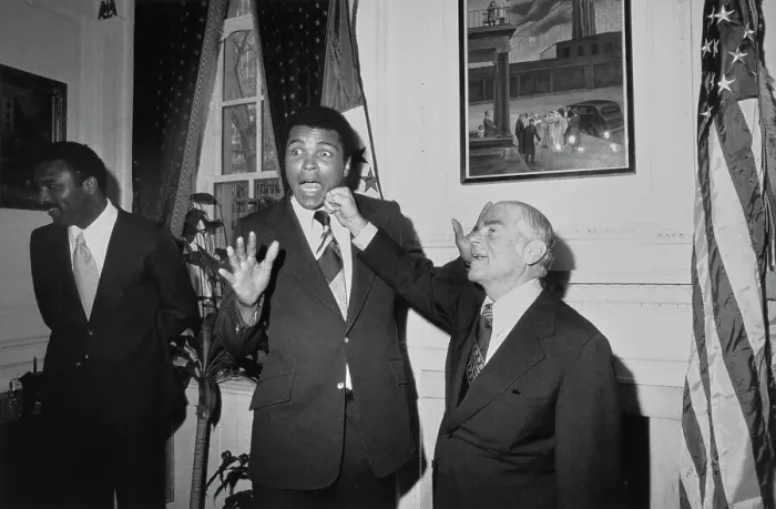 Framed Print : Muhammad Ali And Mayor Abe Beame Framed Print : Muhammad Ali And Mayor Abe Beame