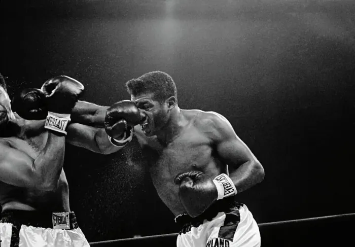 Framed Print : Muhammad Ali Punching Floyd Patterson in Head Framed Print : Muhammad Ali Punching Floyd Patterson in Head