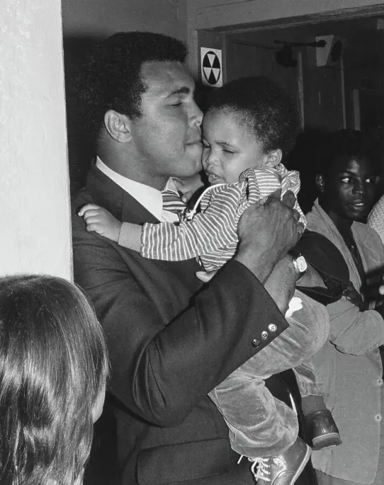 Framed Print : Muhammad Ali And Son Framed Print : Muhammad Ali And Son