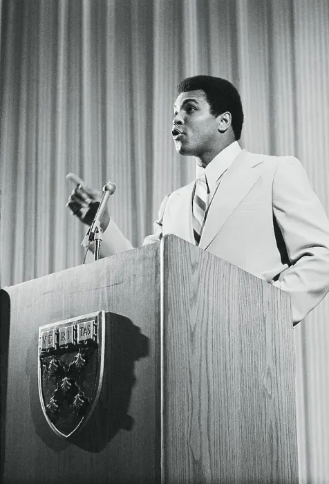 Framed Print : Muhammad Ali Speaking at Podium Framed Print : Muhammad Ali Speaking at Podium