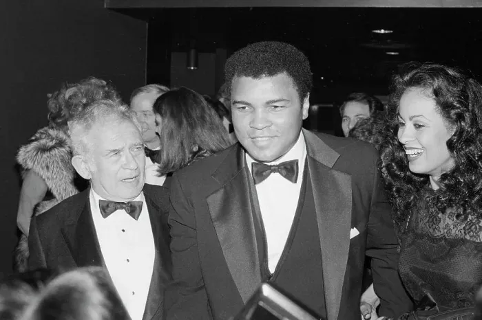 Framed Print : Muhammad Ali W / Wife & Norman Mailer Framed Print : Muhammad Ali W / Wife & Norman Mailer