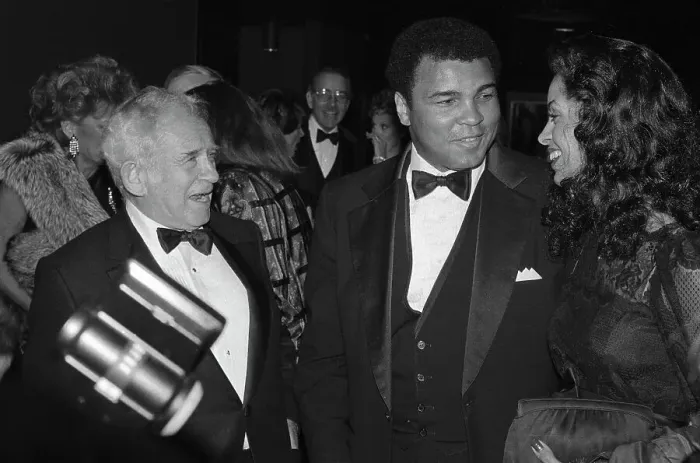Framed Print : Muhammad Ali and his Wife Talk With Norman Mailer Framed Print : Muhammad Ali and his Wife Talk With Norman Mailer