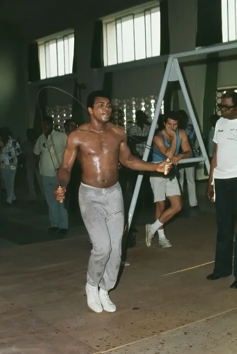 Framed Print : Muhammad Ali Working Out Framed Print : Muhammad Ali Working Out