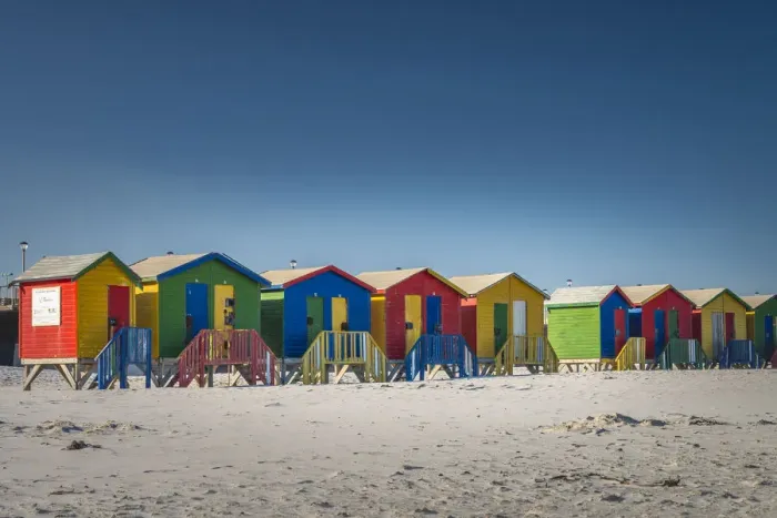 Framed Print : Muizenberg Beach, South Africa Framed Print : Muizenberg Beach, South Africa