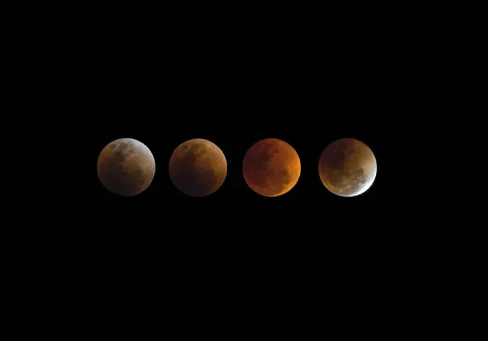 Framed Print : Multiple exposures of the total lunar eclipse on 31st January 2018, Bangkok, Thailand Framed Print : Multiple exposures of the total lunar eclipse on 31st January 2018, Bangkok, Thailand