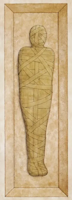 Framed Print : Mummified pharaoh encased in coffin Framed Print : Mummified pharaoh encased in coffin