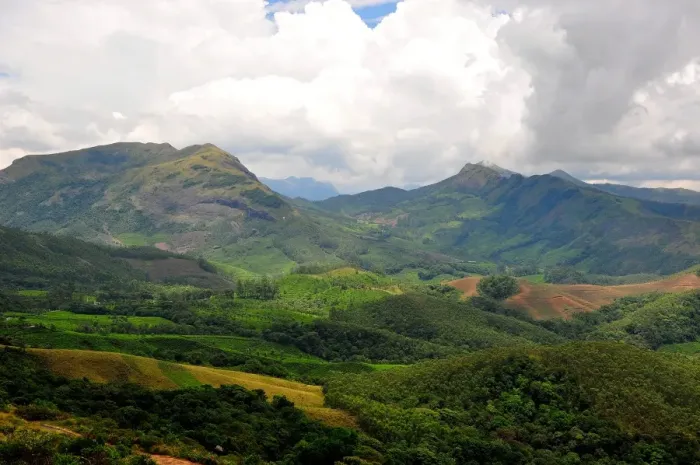 Framed Print : Munnar hill station located in the western Ghats of Idukki district of Kerala Framed Print : Munnar hill station located in the western Ghats of Idukki district of Kerala