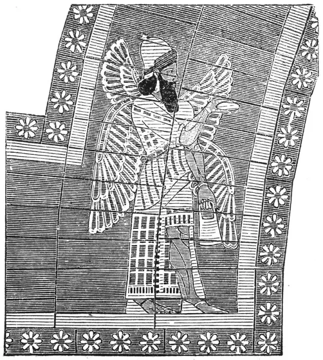 Framed Print : Mural of Nineveh Framed Print : Mural of Nineveh