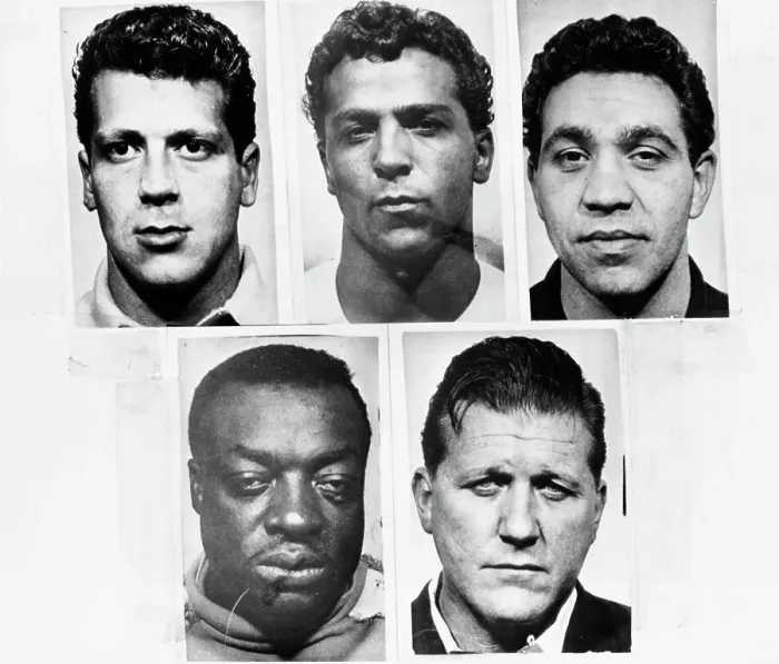 Framed Print : Five Murder Suspects Framed Print : Five Murder Suspects