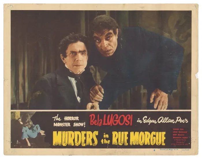 Framed Print : Murders Rue Morgue Poster Framed Print : Murders Rue Morgue Poster