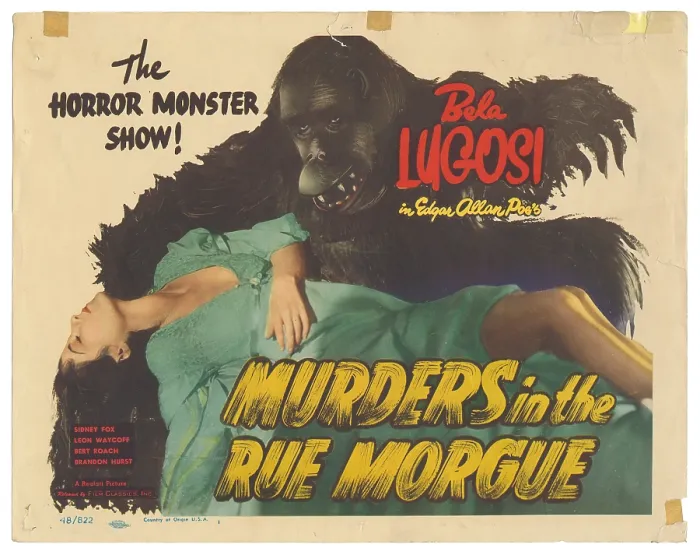 Framed Print : Murders Rue Morgue Poster Framed Print : Murders Rue Morgue Poster