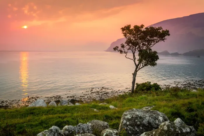 Framed Print : Murlough Bay, Ballycastle, County Antrim