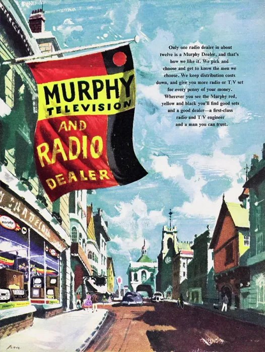 Framed Print : Murphy Television And Radio Dealer Framed Print : Murphy Television And Radio Dealer