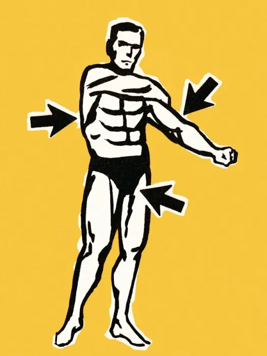 Framed Print : Muscle man Framed Print : Muscle man