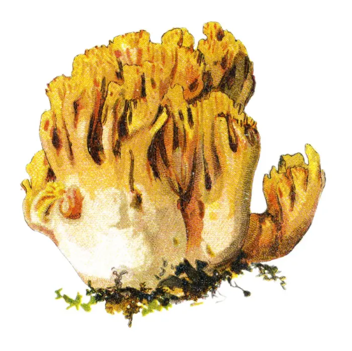 Framed Print : mushroom. Antique illustration of a Medicinal and Herbal Plants Framed Print : mushroom. Antique illustration of a Medicinal and Herbal Plants