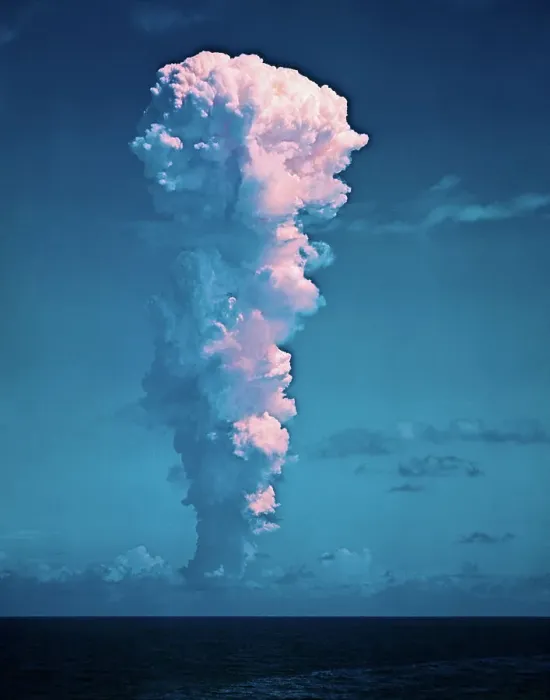 Framed Print : Mushroom Cloud from Atom Bomb Test Framed Print : Mushroom Cloud from Atom Bomb Test