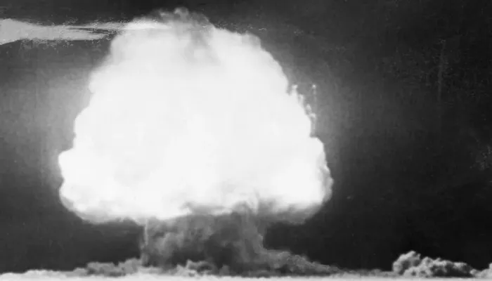 Framed Print : Mushroom Cloud from Atomic Bomb Test Framed Print : Mushroom Cloud from Atomic Bomb Test