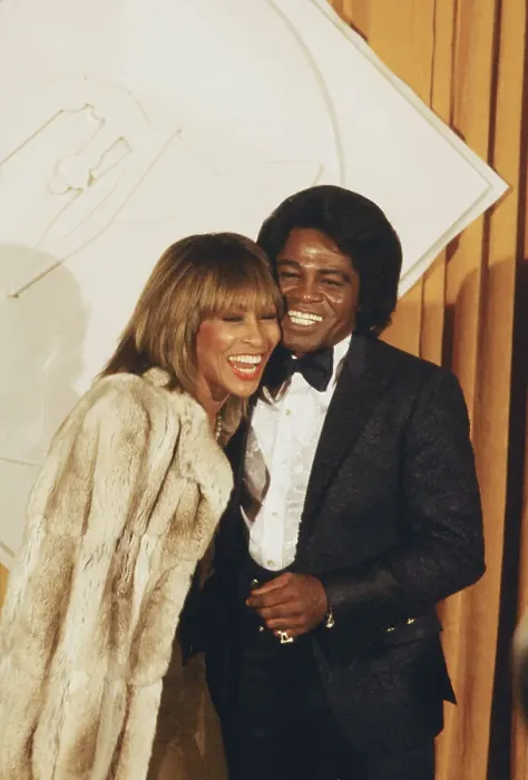 Framed Print : Musical Artists James Brown Posing with Tina Turner Framed Print : Musical Artists James Brown Posing with Tina Turner