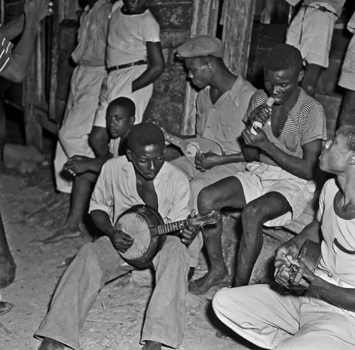Framed Print : Musicians In Jamaica