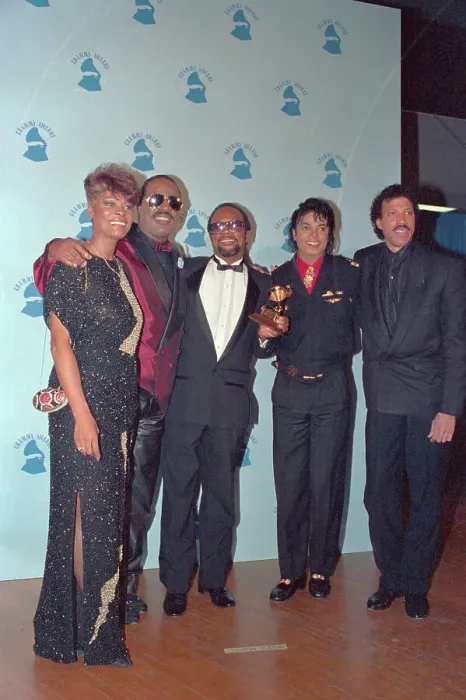 Framed Print : Musicians Posing with Grammy Award Framed Print : Musicians Posing with Grammy Award