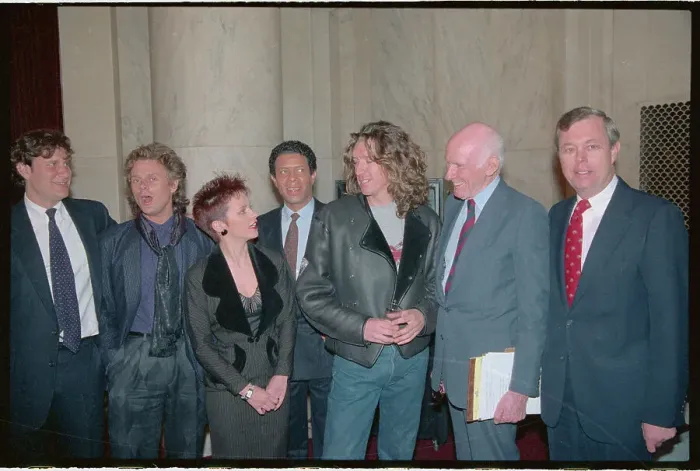 Framed Print : Musicians Posing with Political Leaders Framed Print : Musicians Posing with Political Leaders